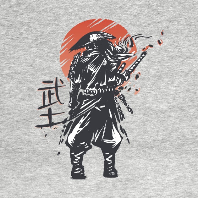 Anime Samurai by LAPublicTees